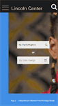Mobile Screenshot of lincolncenter.org